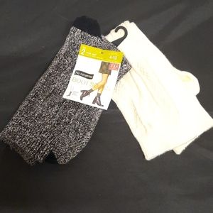 2 pair of No Nonsense Mid Calf Boot Socks …